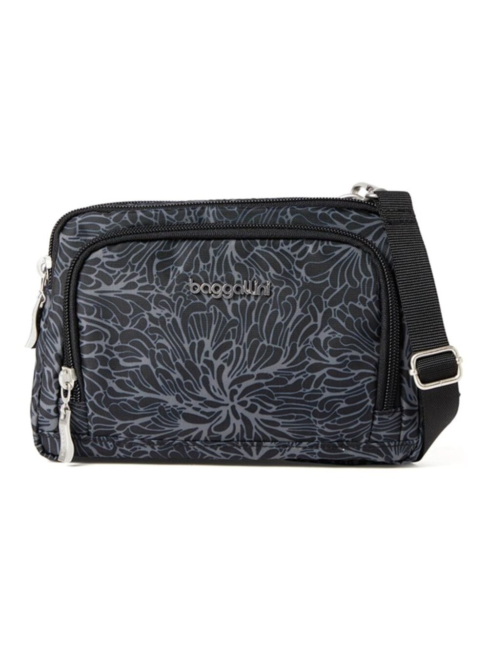 Baggallini Trifecta RFID Crossbody Wallet - Convertible Secure Stylish Fanny Pac